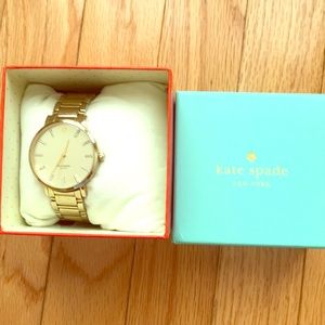 Gold Kate Spade Watch.